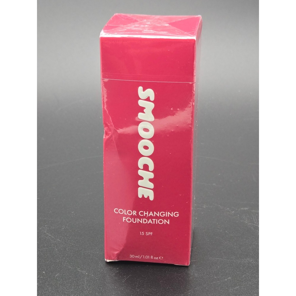 Smooche Color Changing Foundation 15 SPF Self Adjusting K-Beauty 30ml NEW